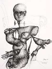 Francesca Magro, disegno, 2010, particolare. Francesca Magro, disegno, 2010, particolare.